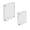 Azar Displays Clear Acrylic Magnetic Photo Block Frame Set with 4x6 and 5x7 size Frames 104437-SET-GS - alternate 1